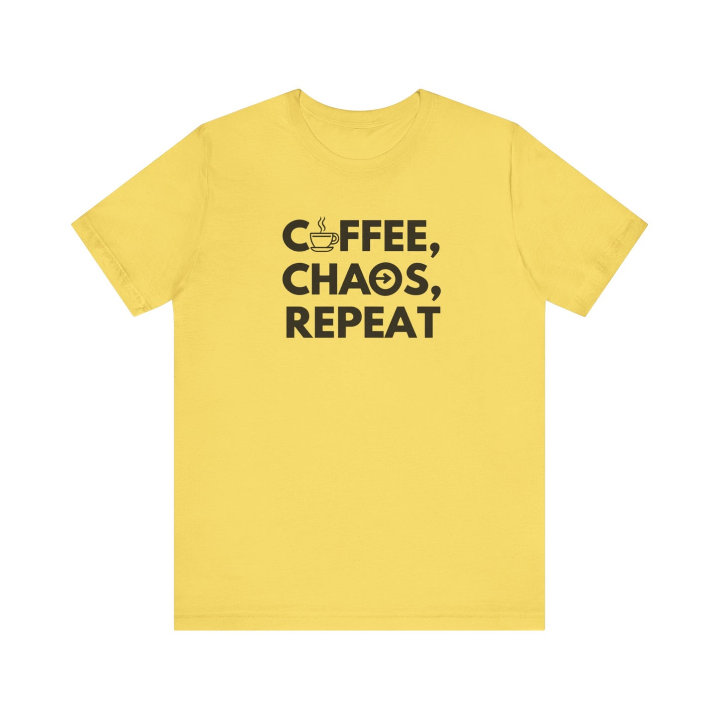 Coffee chaos repeat tshirt perfect tshirt for coffee lover