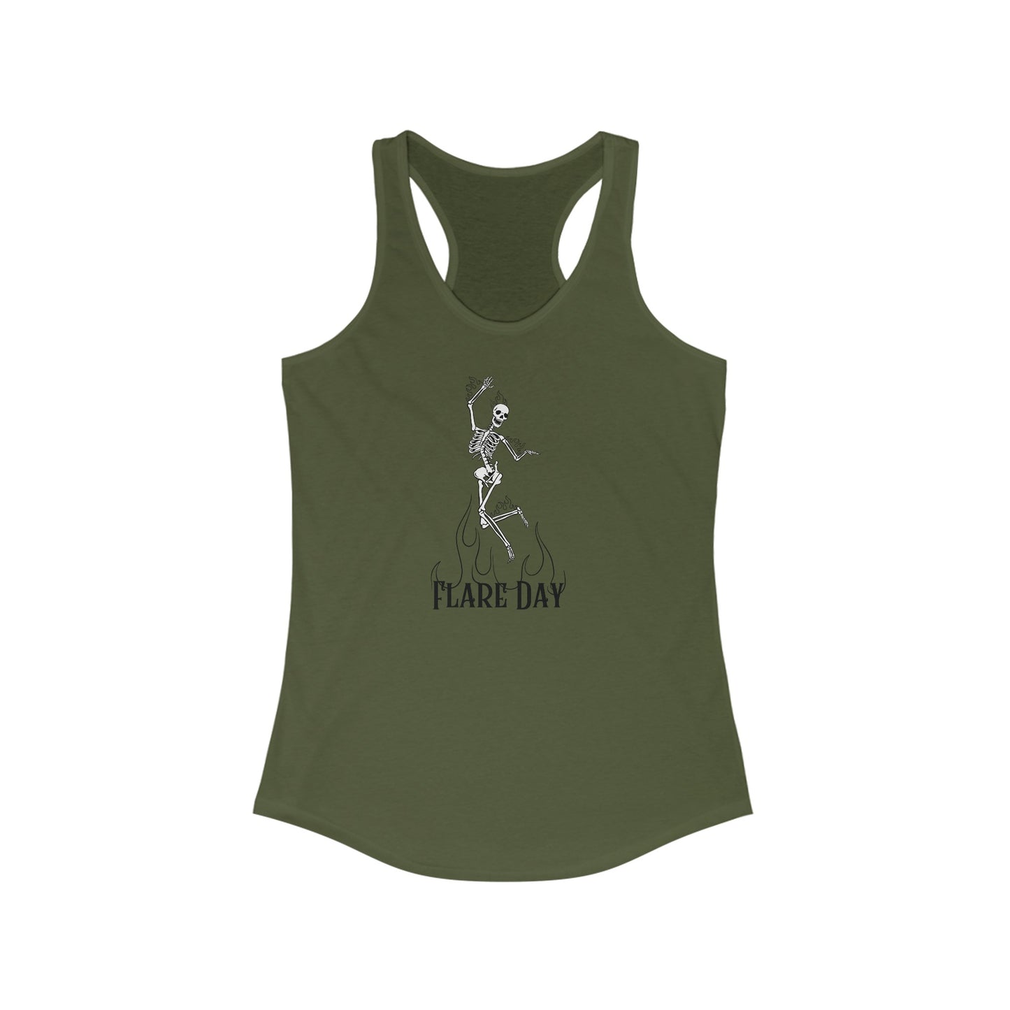 Racerback Tank for Flare days - Autoimmune Disease Warrior