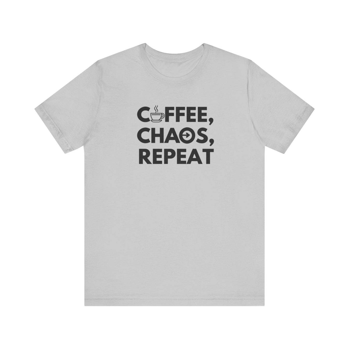 Coffee chaos repeat tshirt perfect tshirt for coffee lover