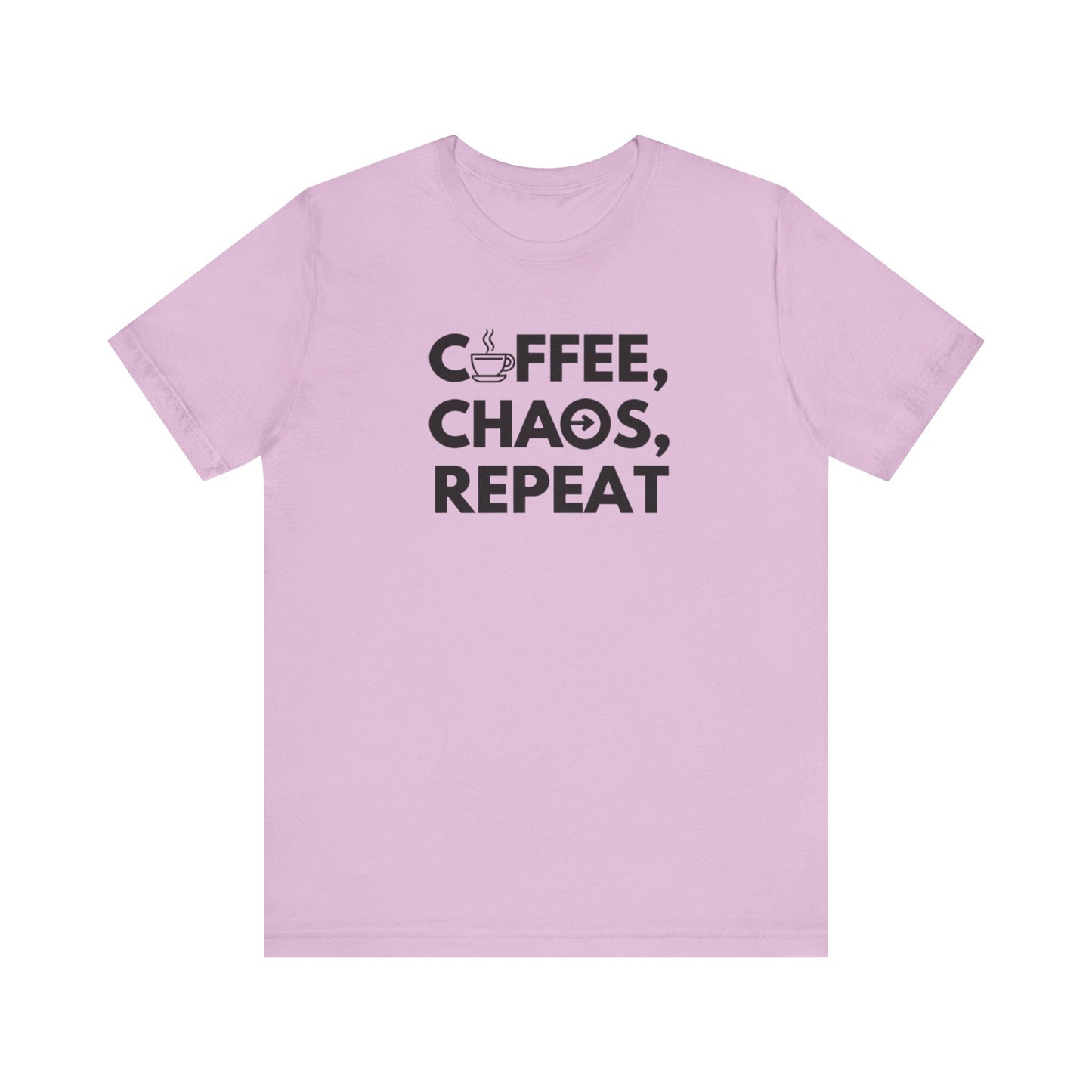 Coffee chaos repeat tshirt perfect tshirt for coffee lover