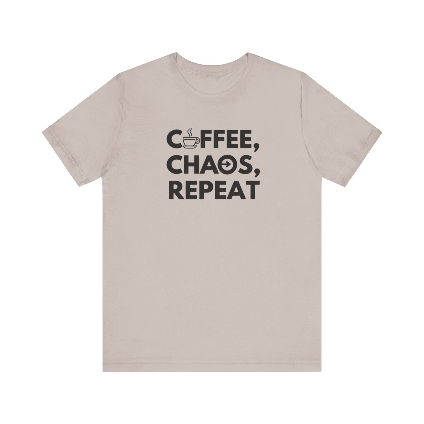 Coffee chaos repeat tshirt perfect tshirt for coffee lover