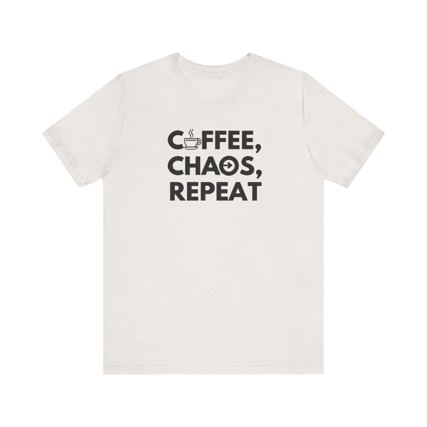 Coffee chaos repeat tshirt perfect tshirt for coffee lover