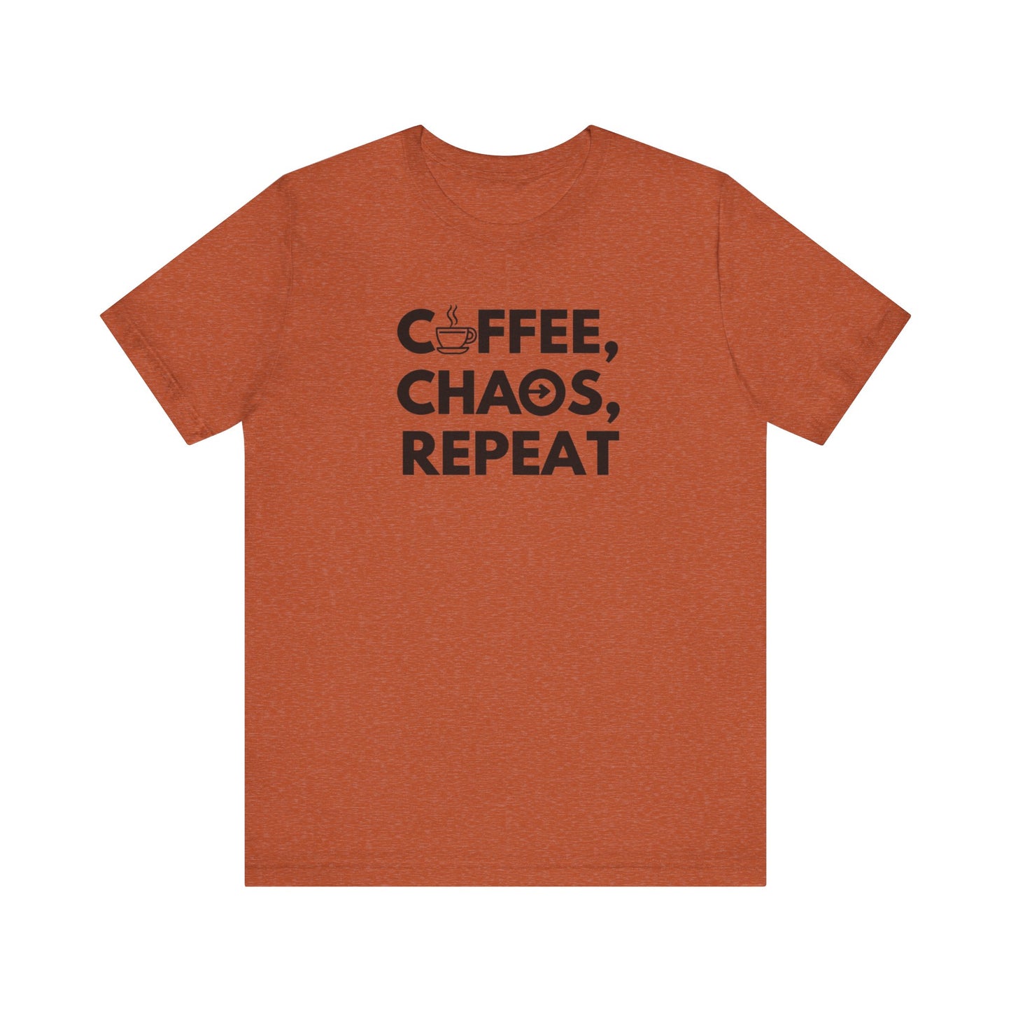 Coffee chaos repeat tshirt perfect tshirt for coffee lover