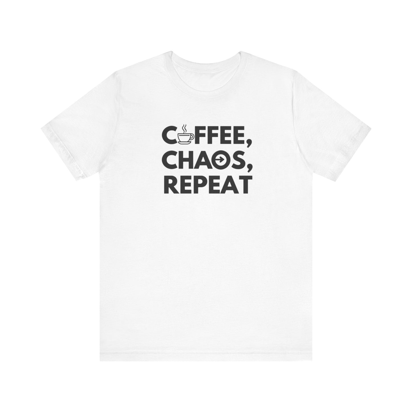 Coffee chaos repeat tshirt perfect tshirt for coffee lover