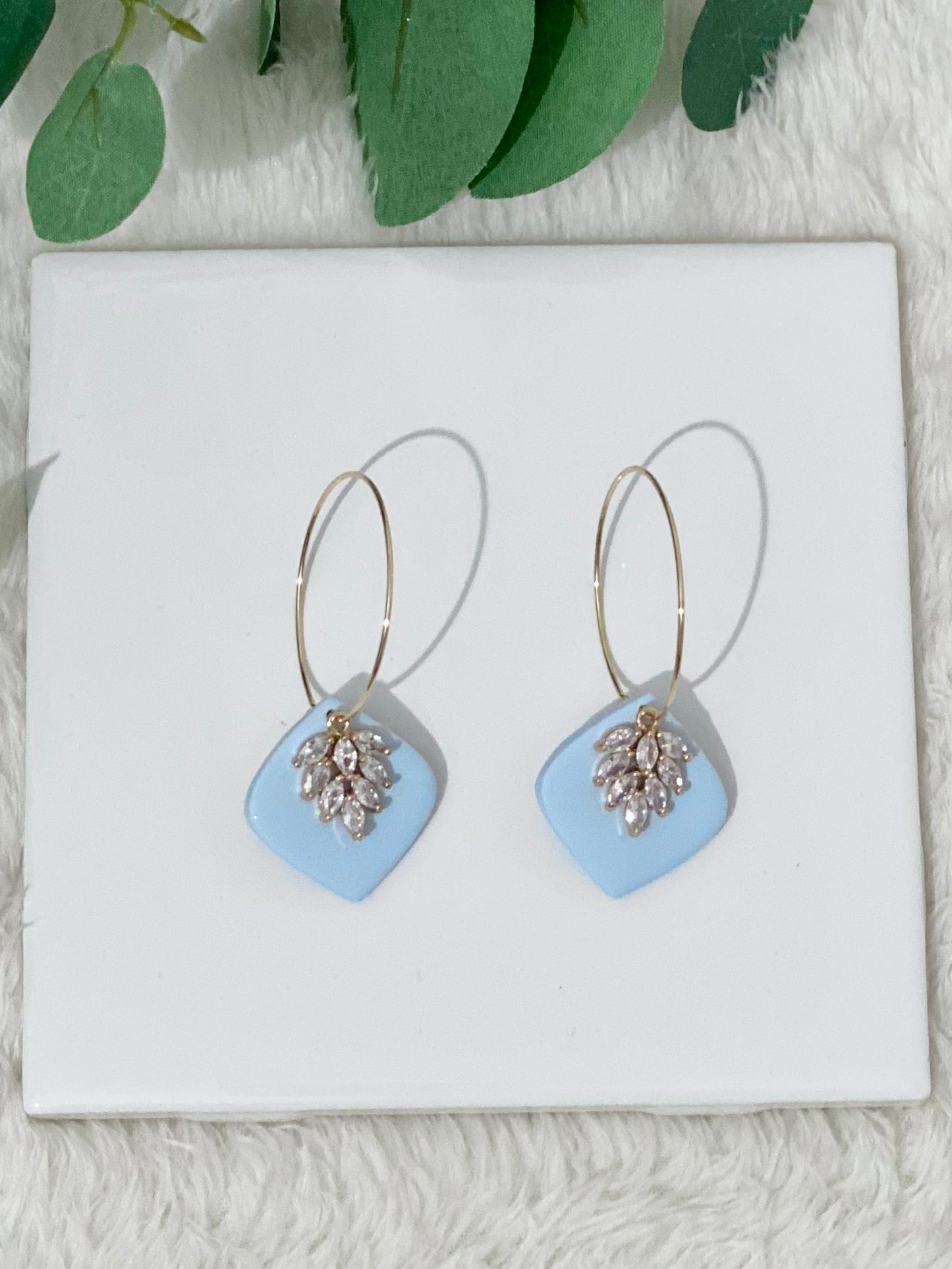 Winter hoop dangles 4