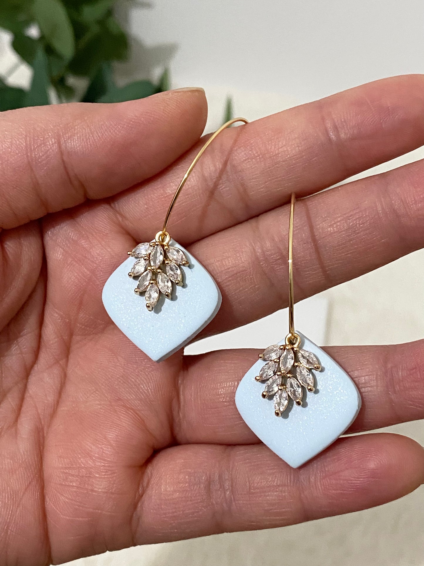 Winter hoop dangles 4