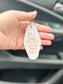 First coffee retro keychain with stainless steel key ring