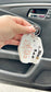 First coffee retro keychain with stainless steel key ring