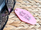 Fuck your bad vibes retro keychain with stainless steel key ring