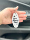 Cool Moms Club retro keychain with stainless steel key ring