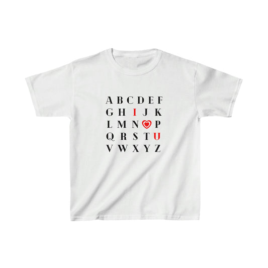 Toddler ABC Alphabet I Love You Tee