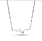 Heartbeat necklace.  Made of stainless steel and will not tarnish.  Perfect for gifting to that special person.  