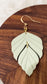Sage colored earrings